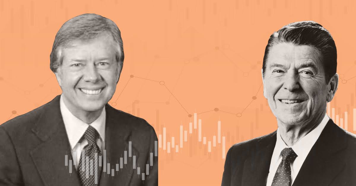 Ronald Reagan Vs Jimmy Carter Stock Market Gdp And Jobs Created 6362
